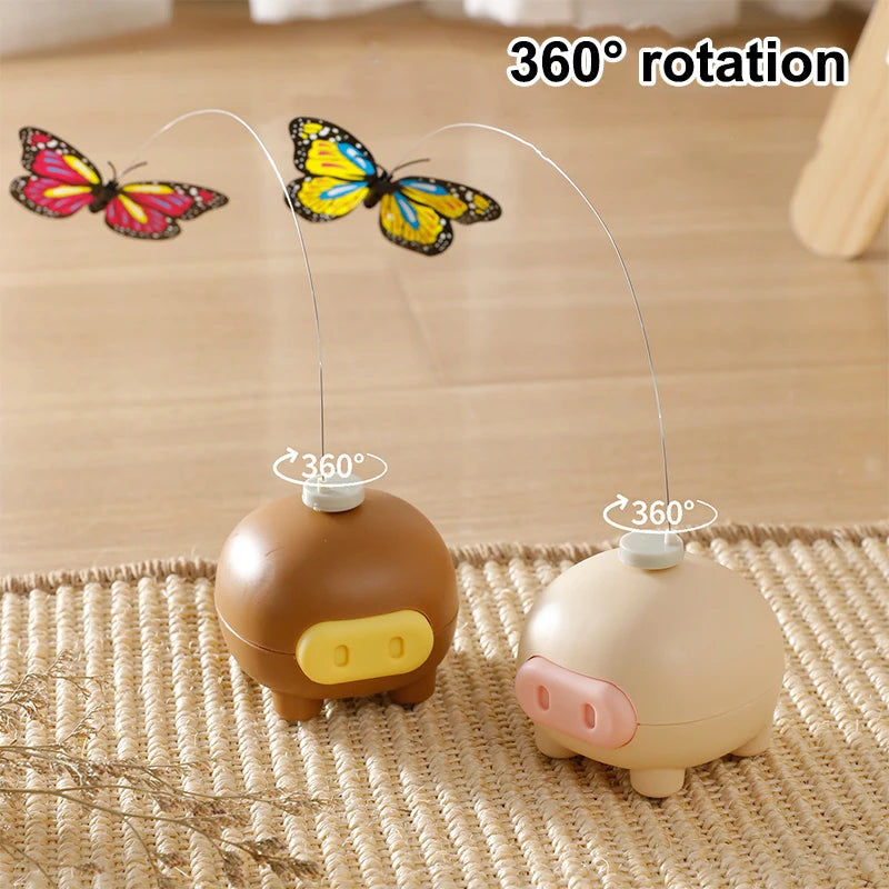 Intelligence Training Funny Pet Toys Rotating Electric Flying Bird Qme