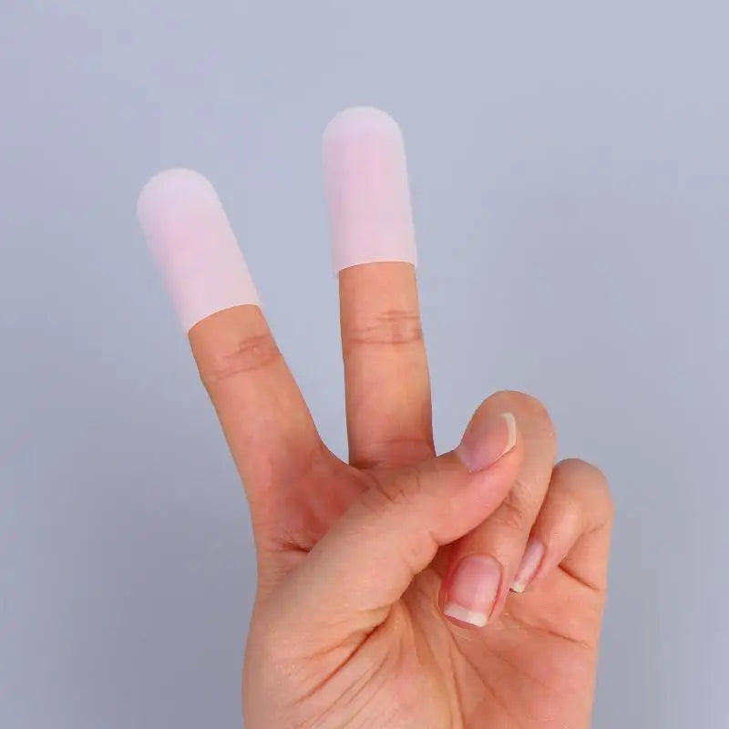 5 Silicone Finger Protector Heat Resistant Anti Scalding Cots Qme