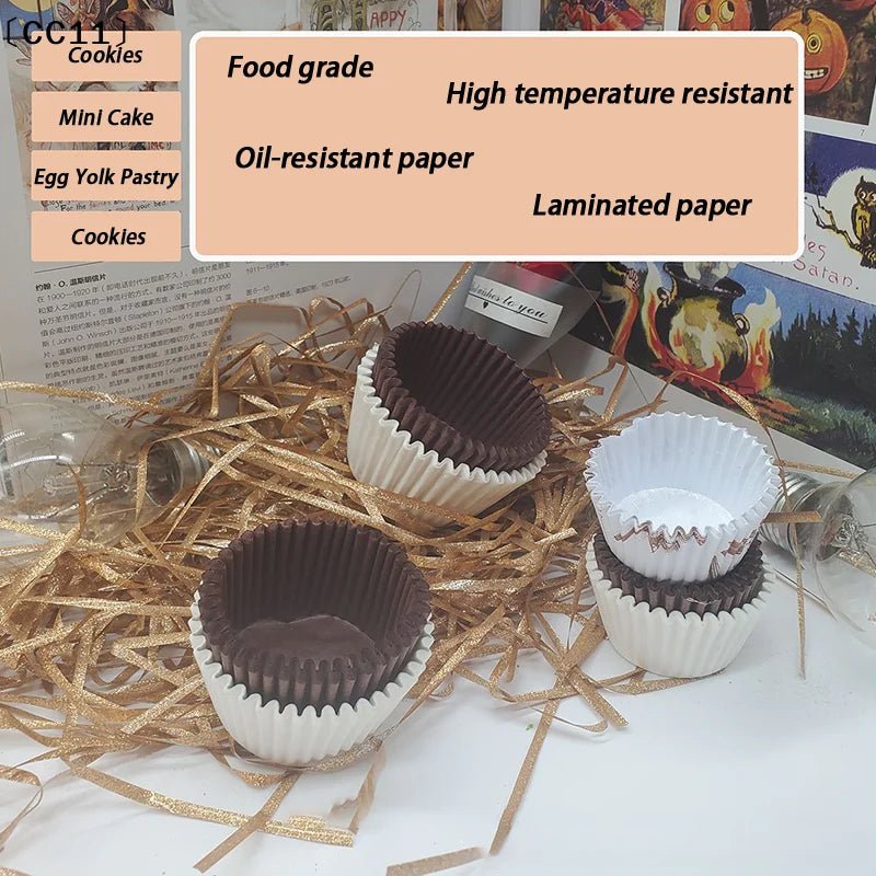 High-temperature Resistant Baking Chocolate Paper Cups Bread Cake 100 Qme