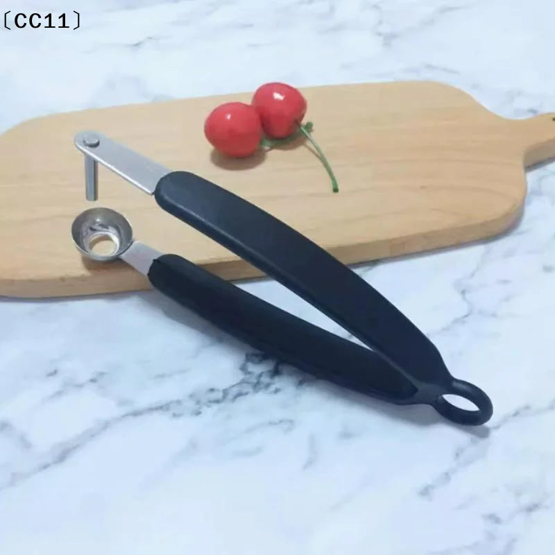 Portable Multifunction Cherry Pitter Remover Jujube Squeeze Fast Tool Qme