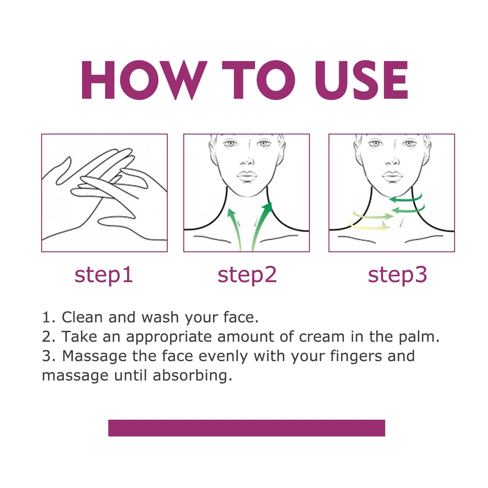 Hydrolyzed Collagen Neck Cream Firming Lifting Eliminate Neck Fine Lines Neck Remove Double Chin Rejuvenation Cream SkinCare Qme
