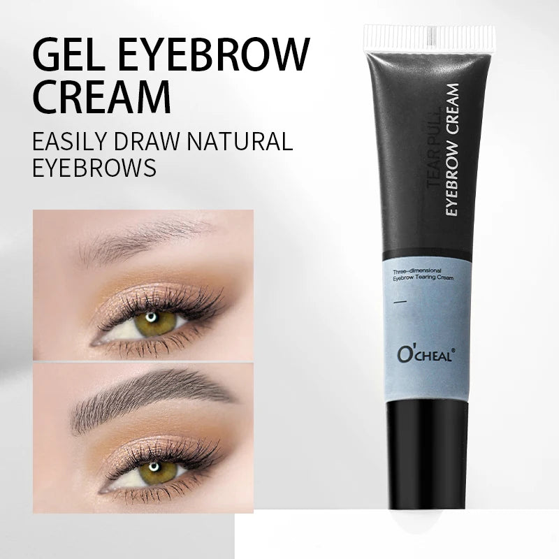 Tear Off Eyebrow Dye Lightweight Smooth Natural Rendering Waterproof Qme