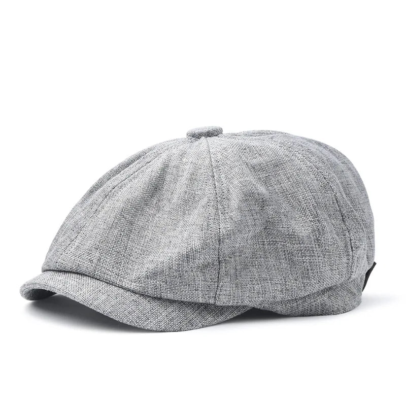 Large Head Circumference Spring Summer Hat Adjustable Breathable Qme GRAY