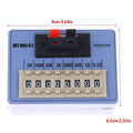 WY-RES-01 Resistance Box Pocket Resistance Box, Dial Programming Resistance Box For Electrical Equipment Tool Accessory. Qme Blue 1pc