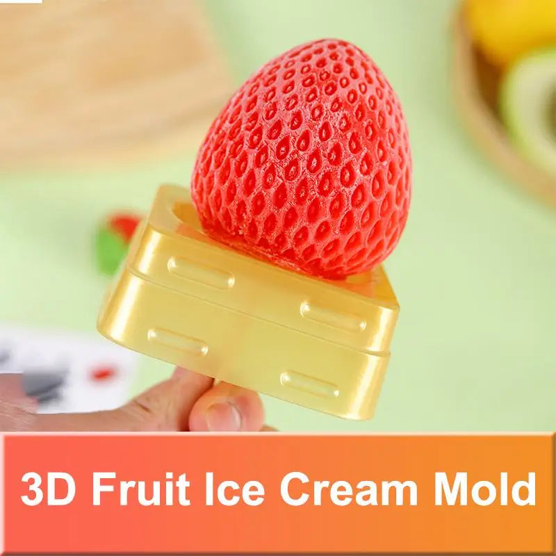 Easy Release Cake Chocolate Jelly Soap Mold DIY Food-safe Fruits Ice Qme