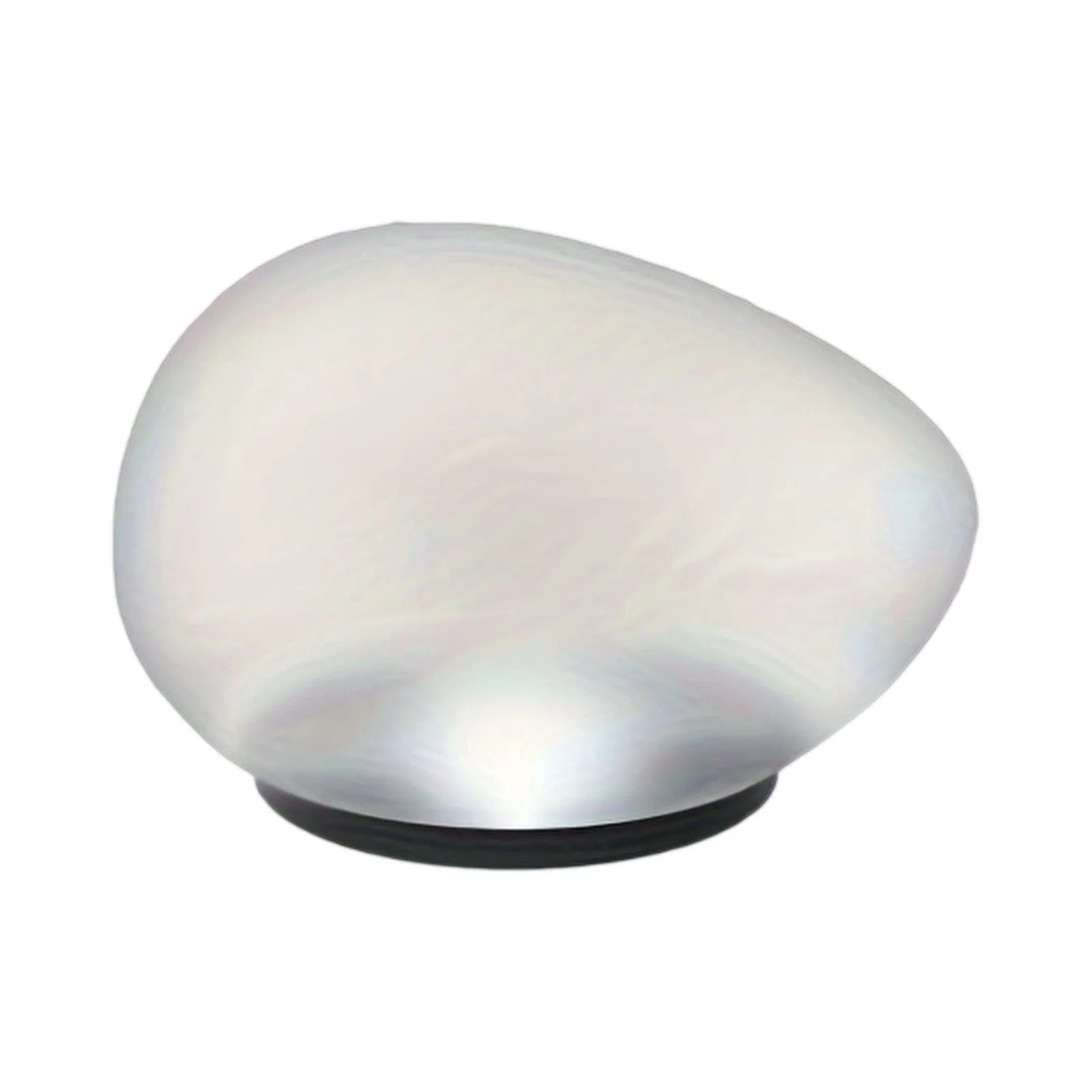Solar Simulated Pebble Faux Stone Lawn Light LED Outdoor Garden Lamp Glowing Stone for Pathways Yard Garden Decoration Qme
