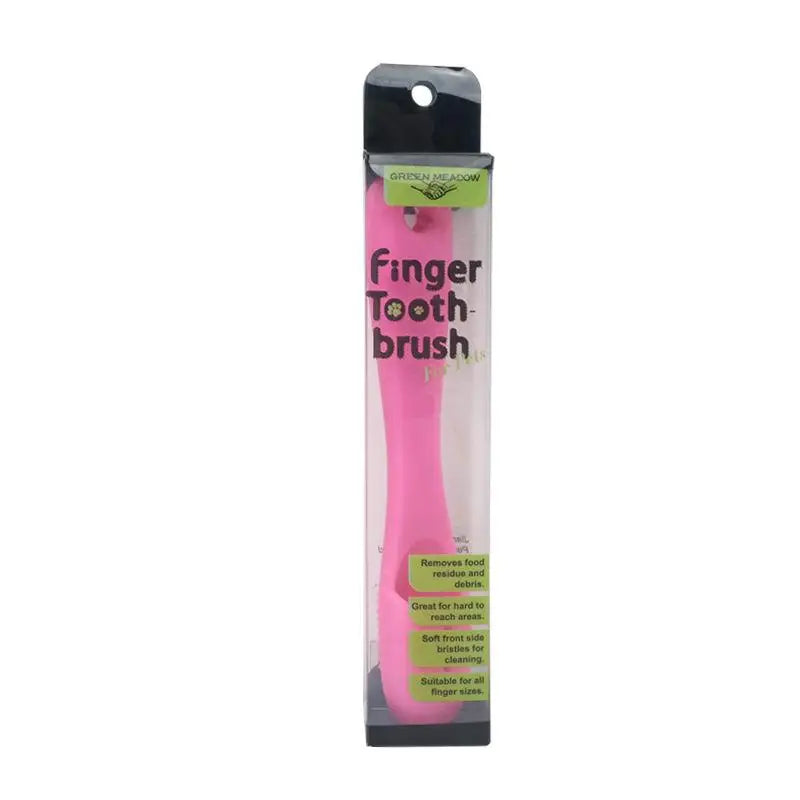 Portable Pet Oral Dental Cleaning Supplies Tools Finger Toothbrush Qme A2