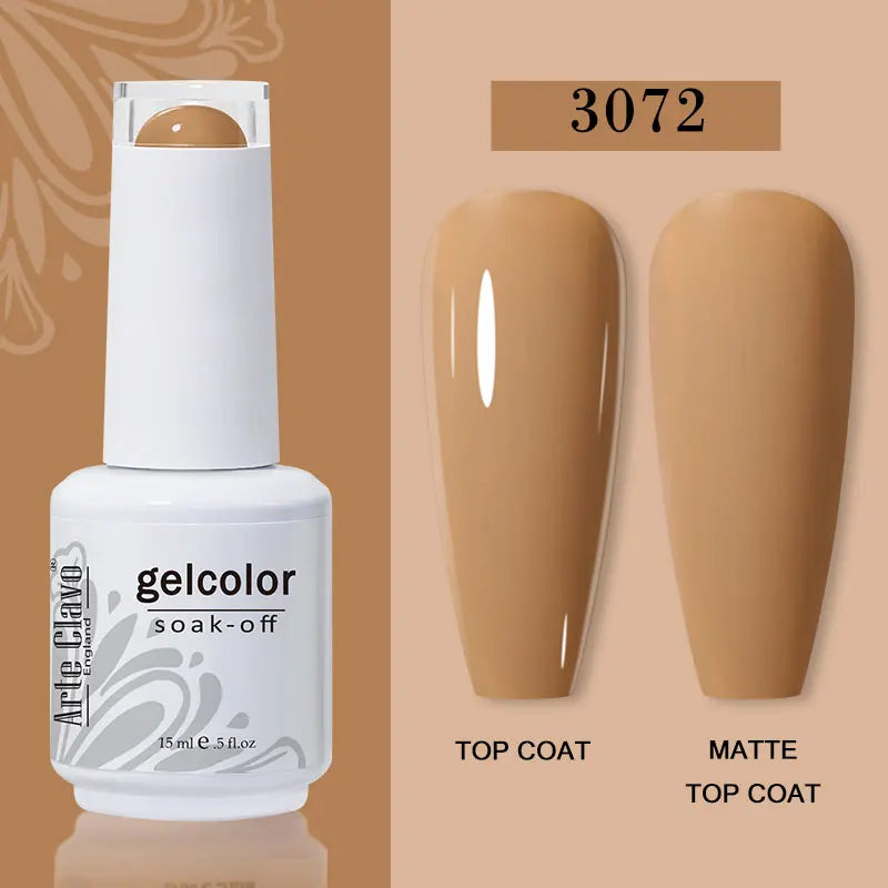 Arte Clavo Transparent Nude Pink Jelly Gel Nail Polish Semi Permanent