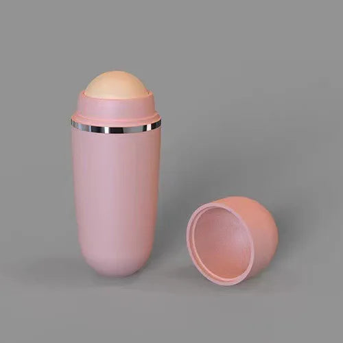 Face Oil Absorbing Roller Natural Volcanic Stone Massage Body Stick Qme Pink China Mainland