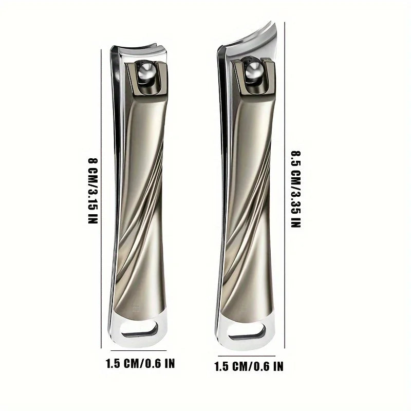 Professional Large Nail Clippers Diagonal Opening Single Pedicure Qme