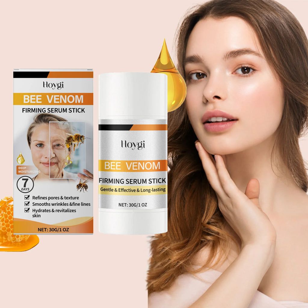 Bee Venom Firming Serum Stick Nourishing Lifting Fade Fine Lines Increase Elasticity Brightening Moisturizing Essence Face Care Qme