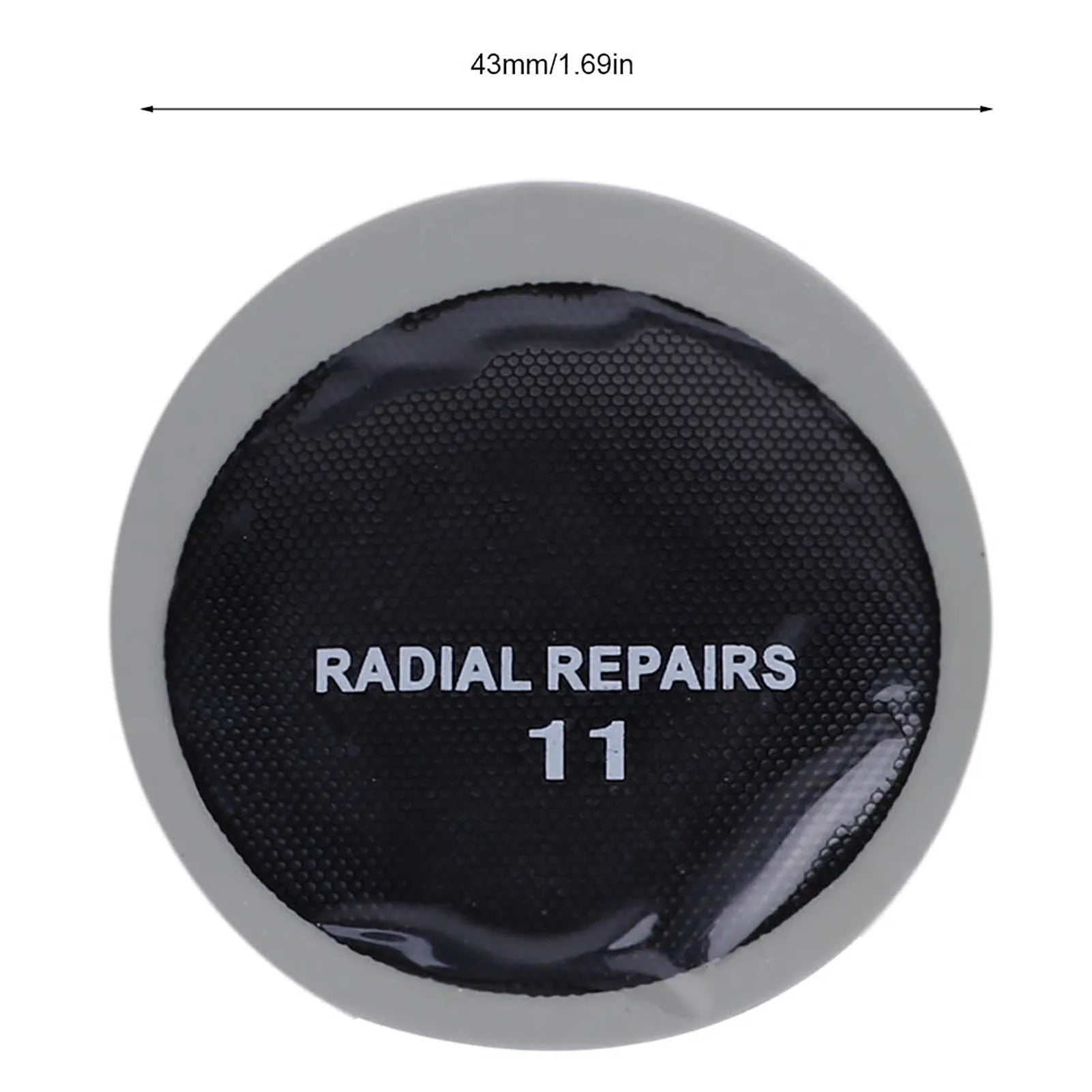 Tire Repair Patch Rubber Tire Repair 43mm Car Round Natural Rubber Tire Tyre Puncture Repair Cold Patch Tubeless Patches Qme