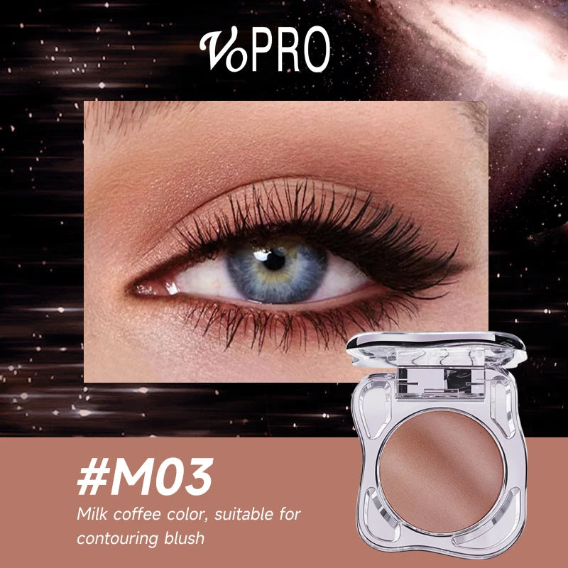 Monochrome Eye Shadow Palette - Sparkly Eye Glitter Makeup, Matte & Shimmer, Long-Lasting, Waterproof, Smudge-Free, High-Pigment Qme M03