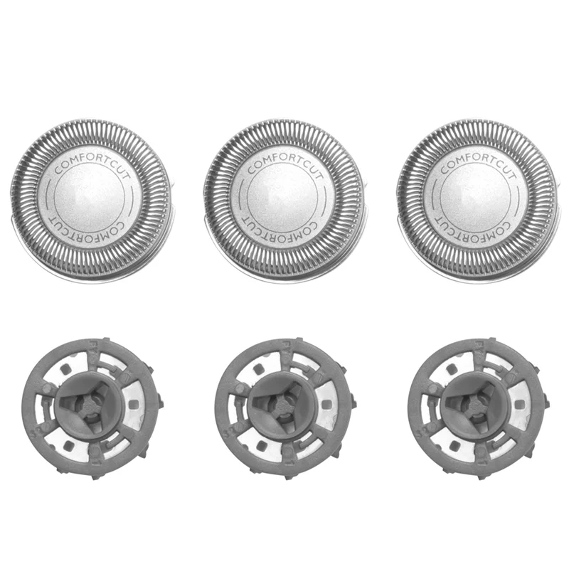 A02F-40Pcs Electronic Shaver Head Blades For Norelco SH30 SH50 52 Series 1000 2000 S1020 S1050 S1060 Razor Qme Silver 40Pcs NONE
