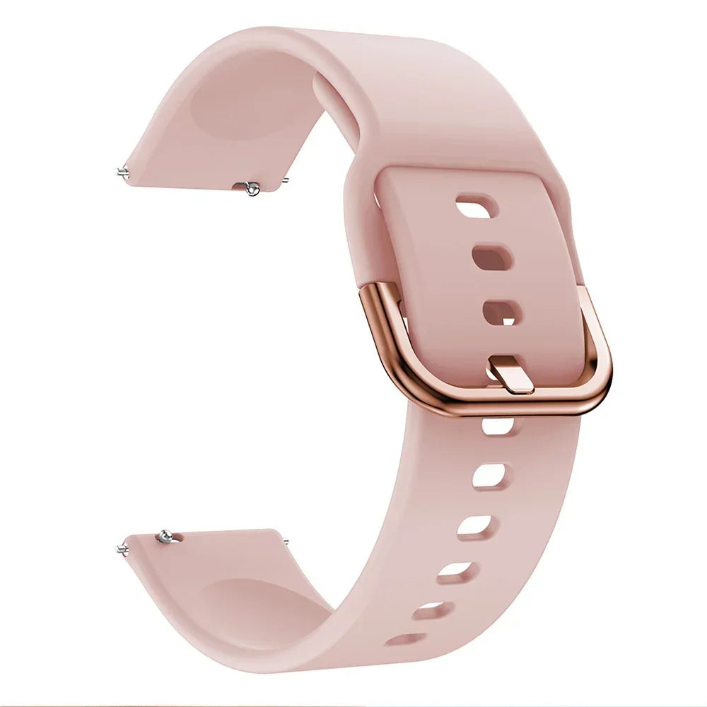 22mm Watch Band For Xiaomi Watch s1/s1 Active Strap Replacement Strap For Xiaomi Mi Watch Color Watchbands For Mi Watch Color 2 Qme Sand Pink 1 22MM Universal