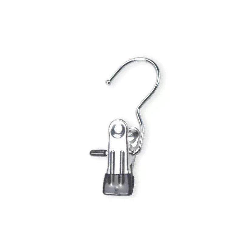 Stainless Steel Clothes Hangers With Clips Hanging Underwear Socks And Stockings 10pcs Qme Black 10pcs