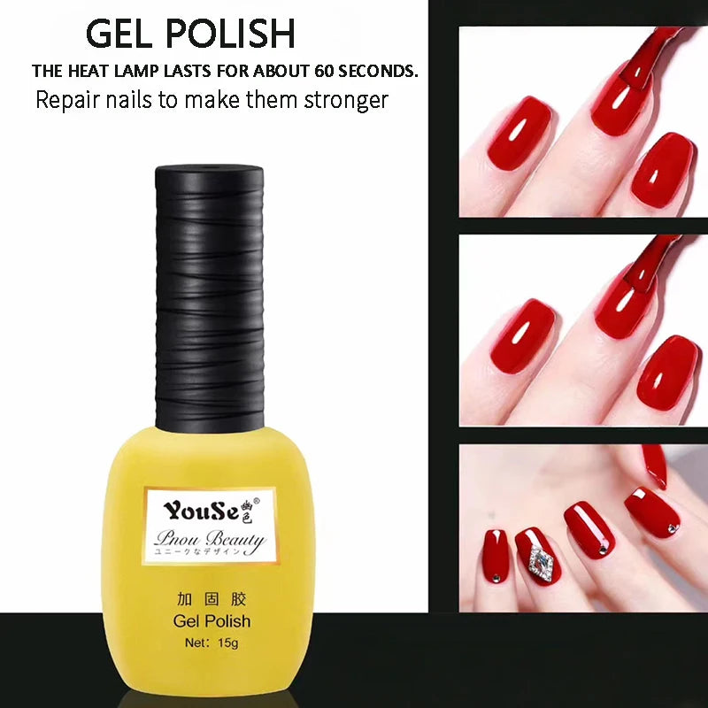 Nail Art Functional Gel Base Coat Matte Strengthening DIY Charm Qme 04
