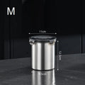 Storage Jars 500/900/1400ml Stainless Steel Sealed Container Jar Kitchen Barrel Organizer For Fresh Grain Vegetable Coffee Qme M