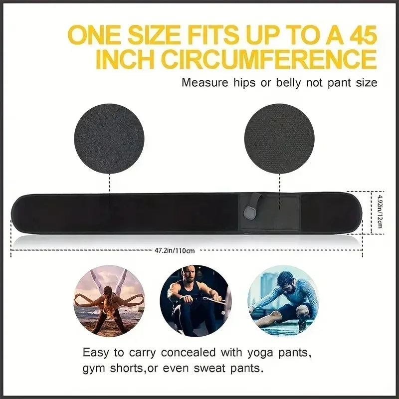 Waist Band Belt for Outdoor Hunting Fitness Defense Use Tactical Belly Gun Holster Portable Hidden Phone Bag Concealed Carry Qme