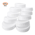 Plastic Covers Unlined Ribbed Lids Storage Caps Replacementswhite Qme 86mm
