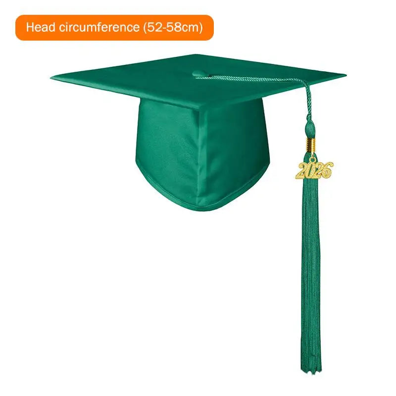 2026 Graduation Cap Headwear With Tassel For High School & Bachelor Degree Cap Unisex Graduation Dress Ceremony Hat Master Qme B8