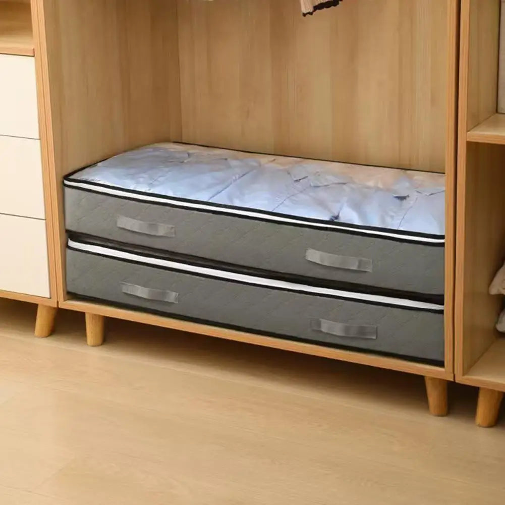 Foldable Underbed Storage Bags Closet Organizers Bins Bed Bottom Bag Qme