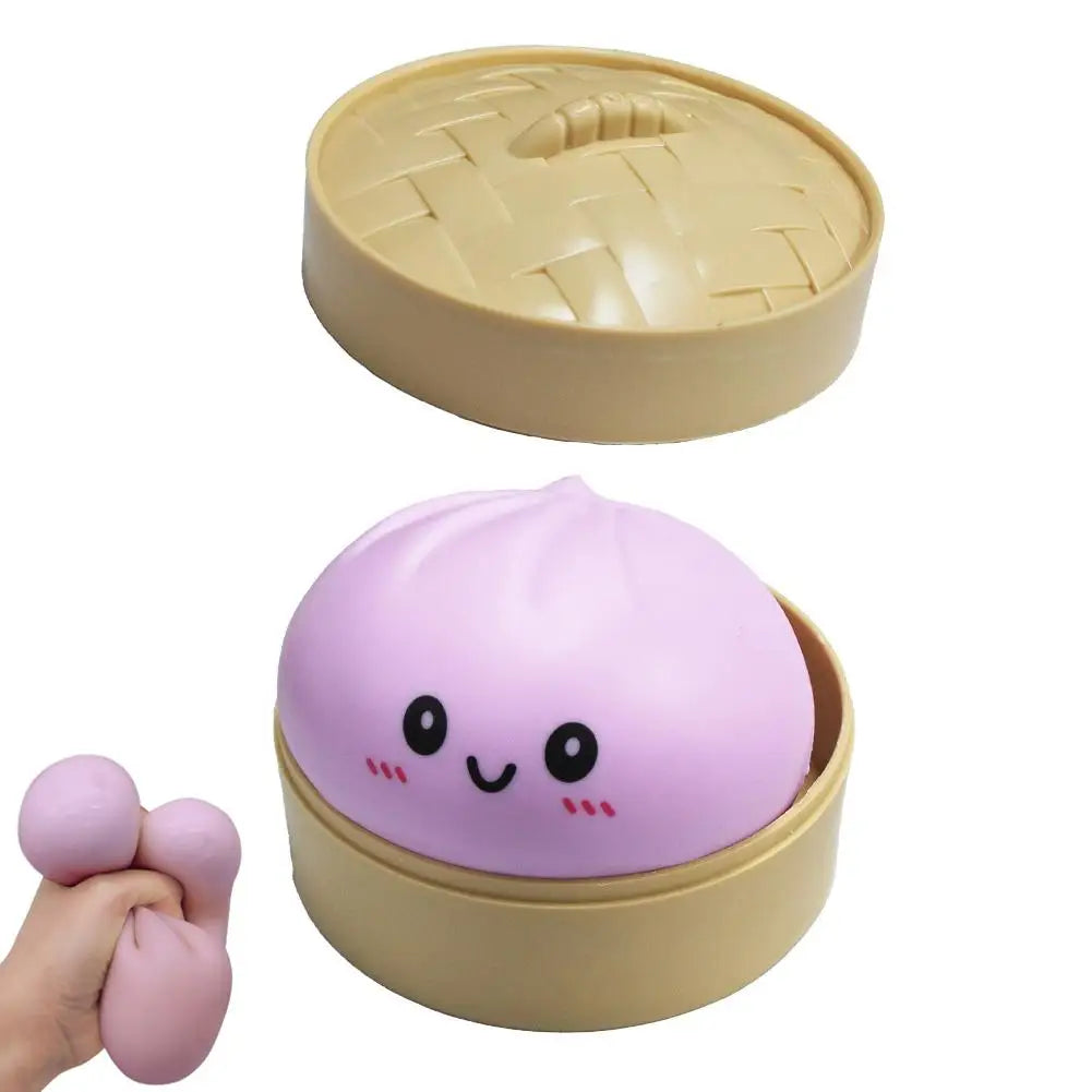 Realistic Giant Steamed Bun Squeezable Toy Simulation Food Squishies Qme B