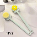 Precision Stainless Steel Eyebrow Tweezers Adjustable Grip Qme Green