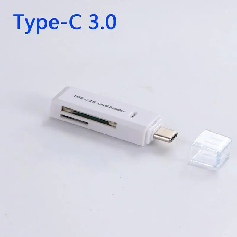 2-in-1 Multi Functional C 3 0 Card Reader TF Memory USB Flash Drive Qme A2