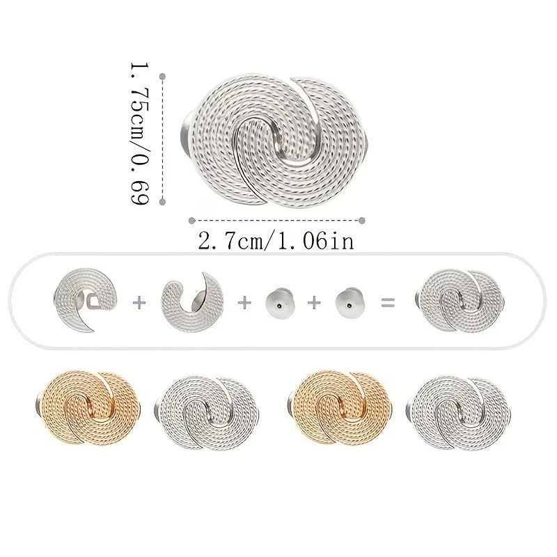 2/3PCS Pant Waist Tightener Adjustable Buttons Pins for Loose Jeans No Sew and No Tools Waist Cincher Clip for Clothing Skirts Qme