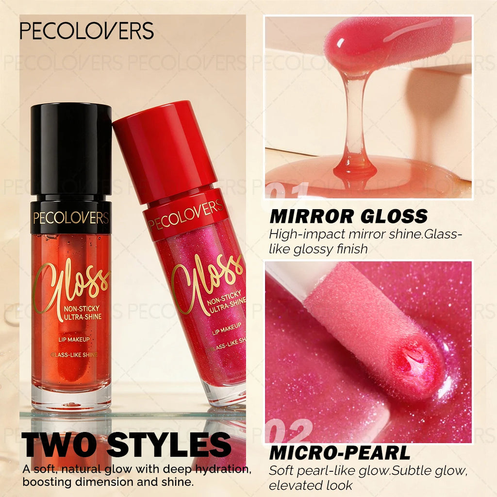 Moisturizing Colorful Lip Oil Gloss Shiny Glaze Hydrating Light Qme
