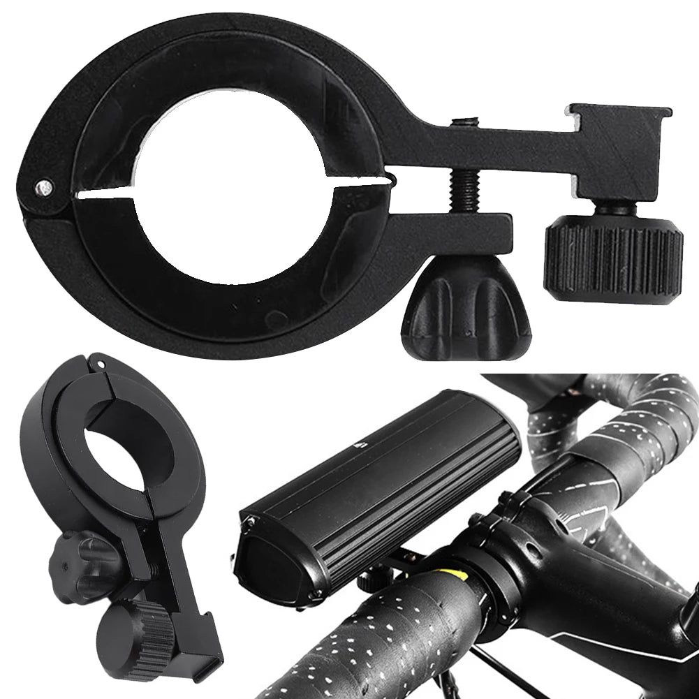 Bicycle Light Front Bracket Aluminum Alloy Bike Lamp Support Rack Lightweight Bicycle Light Mounting Bracket Bicycle Accessories Qme