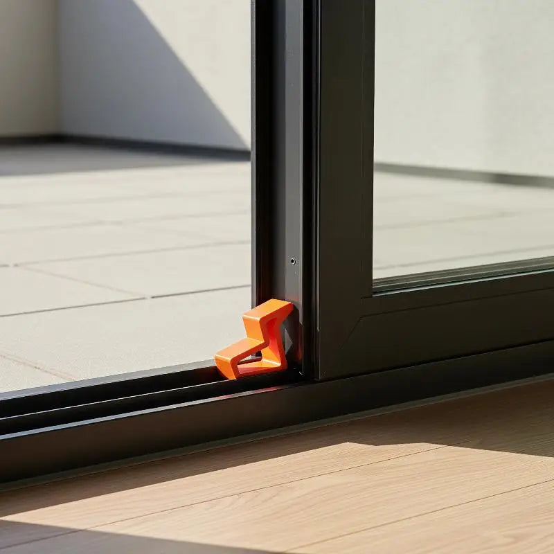 Waterproof Heavy Duty Door Stopper Non Slip Rubber Wedge Home Office Qme