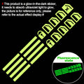 Car Window Control Button Luminous Stickers Auto Interior Qme green