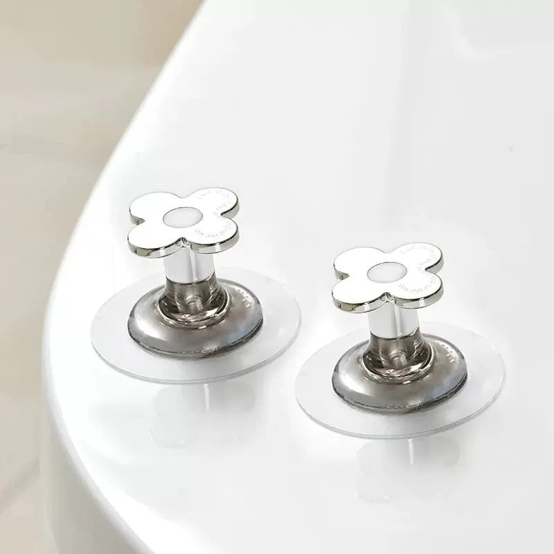 Toilet Lid Lifter Self-adhesive Seat Avoid Touching Cover Handle Qme B2PCS