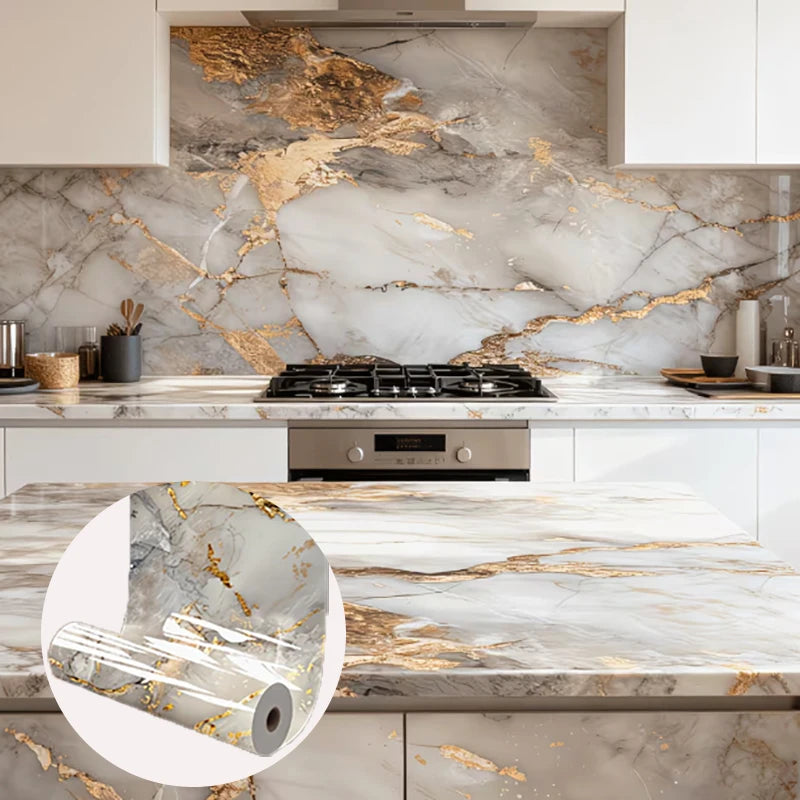 Extra Thick Marble Kitchen Stove Wall Protector Waterproof Heat Qme