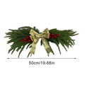 Christmas Wreath Artificial Greenery Winter Door Decorations Mirror Qme Green China Mainland