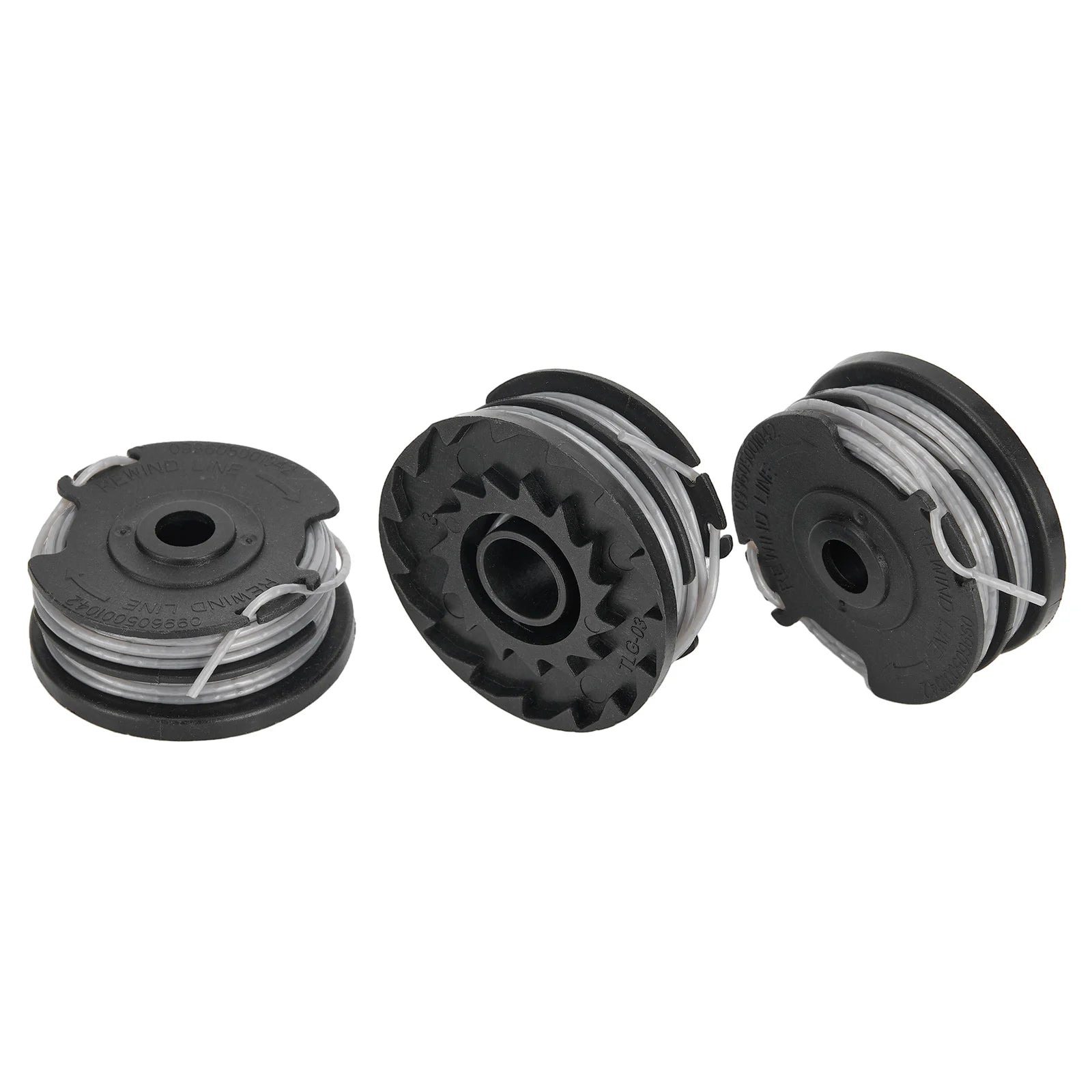 3pcs/set Line Spools Replacement For Greenworks Lawn Trimmers G40LT/ G40LTK2/ G40LTK2x / 2101507 Grass Trimmer Garden Power Tool Qme