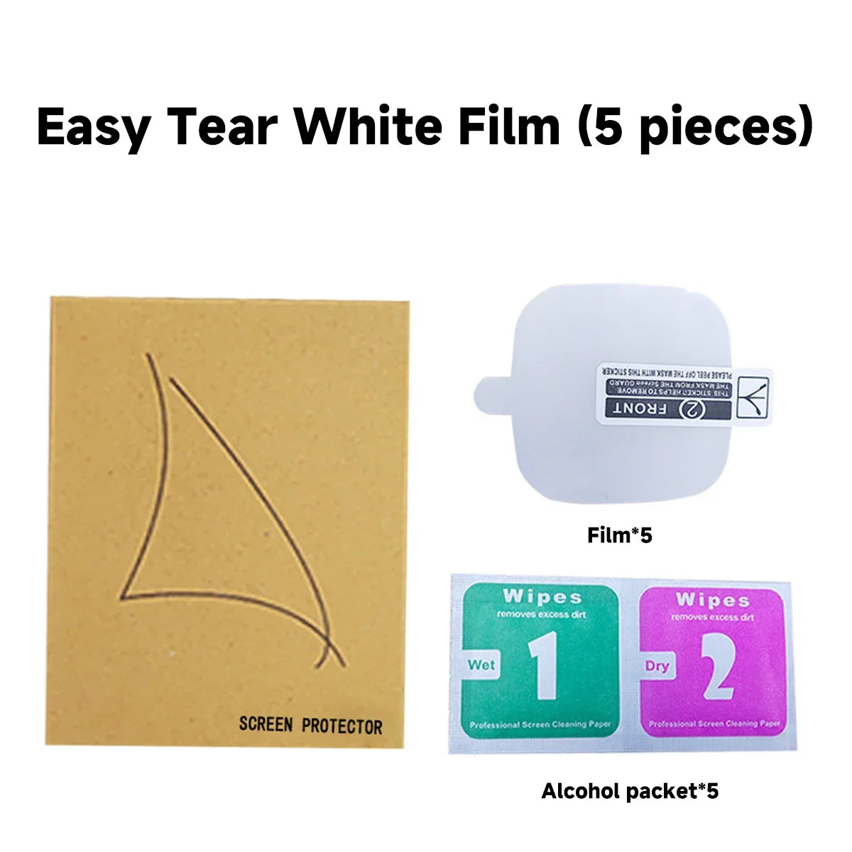 Soft Clear Protective Film For Fitbit Versa 4/3/Sense 2 Smart Watch Versa4 Sense2 Screen Protector Full Cover for Ace LTE Qme 5PCS For Fitbit versa 3-4