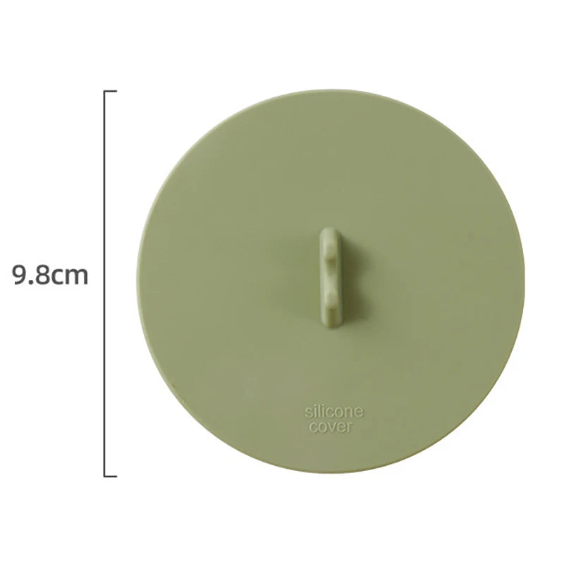Creative Silicone Cup Cover Anti-overflow Suction Cap For Ceramic Glass Mug Bowl Heat-resistant Sealed Lids Cover Tea Coffee Lid Qme A1