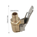 Air Chucks for Tires No Leakage Tire Chuck Brass Air Chuck Multifunctional Tire Chuck Heavy Duty Lock On Tire Inflator Chuck Qme as shown