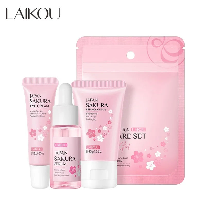 LAIKOU Vitamin C Facial Hydrating Moisturizing Whitening Brightening Qme SAKURA