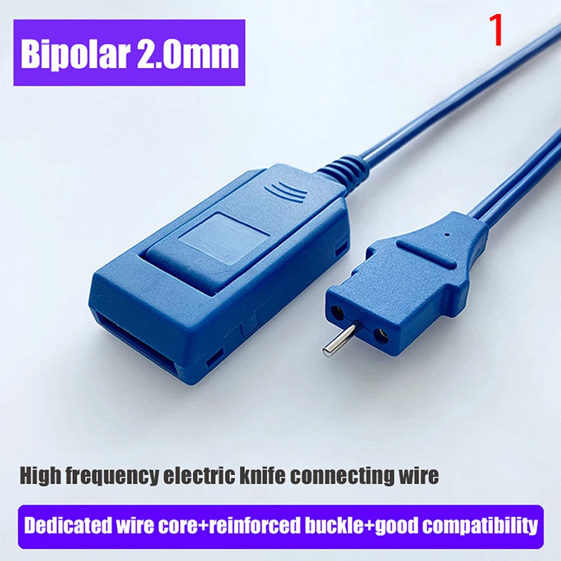 Electrode Plate Adapter Cable Connecting Disposable Bipolar Monopolar Qme 1