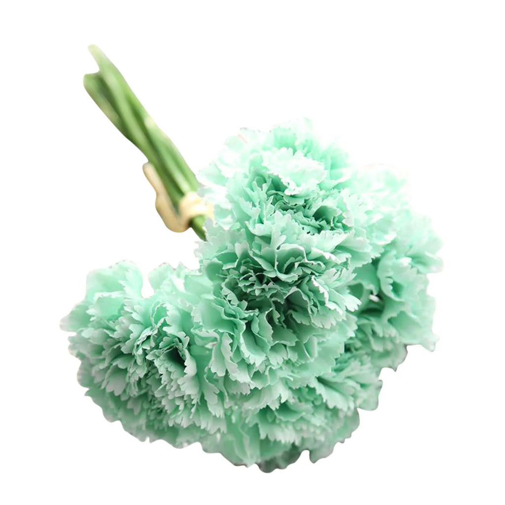 Beautiful Exquisite Successful Carnation Bouquet Holding Flowers Mother's Day Simulation Flower Decoration For Mom Makes Happy Qme