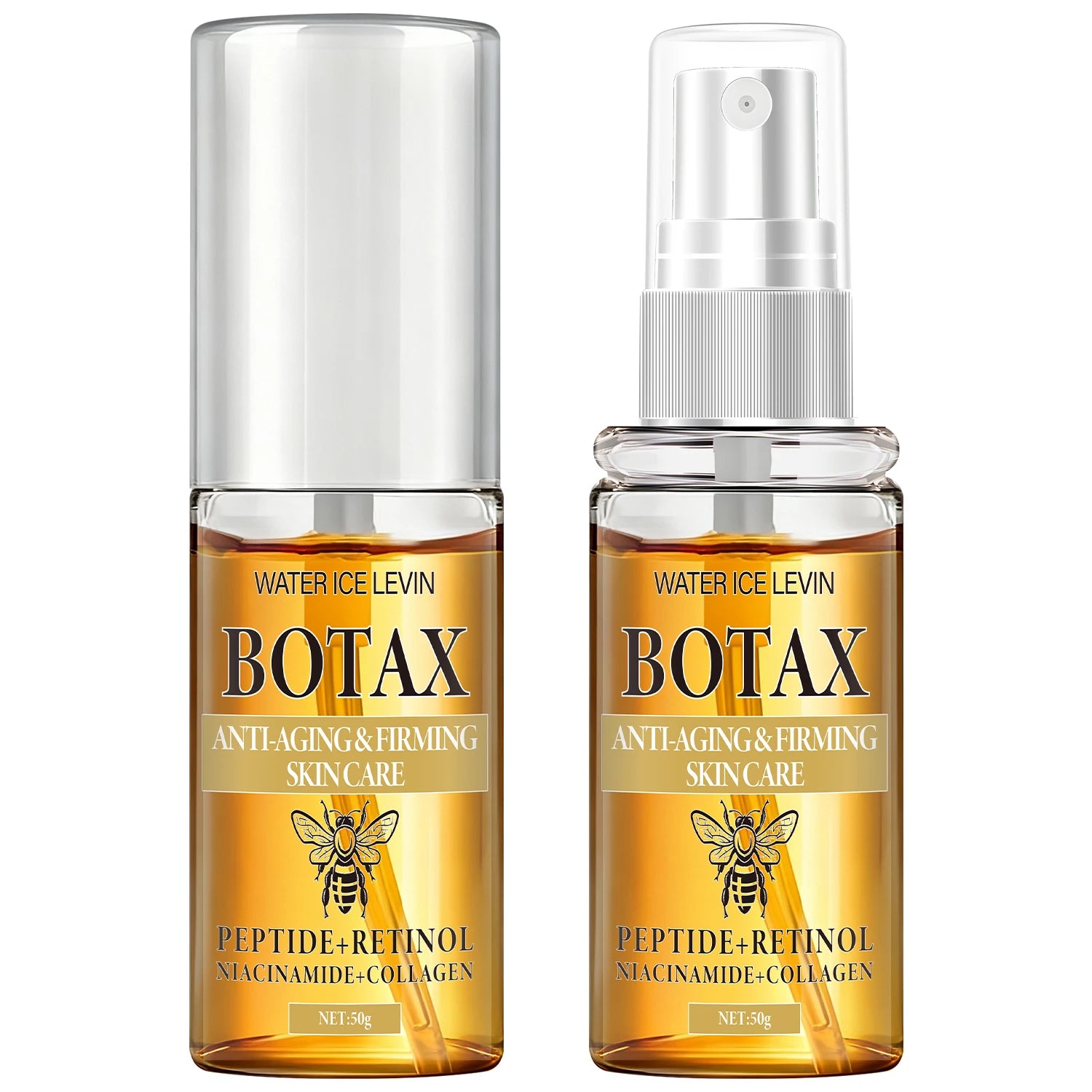 Botax Anti-Aging Instant Face Lift Serum with Peptide, Retinol, Niacinamide & Collagen for Firming & Refining Skin. Qme 50ml 50g