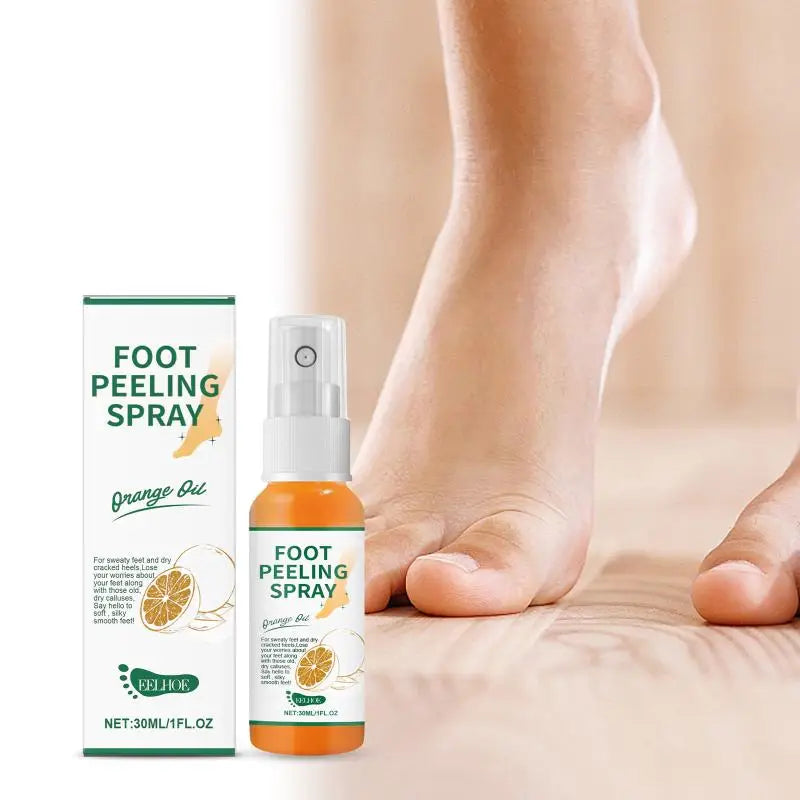 Exfoliating Foot Cream Dead Skin Removal Herbal Peeling Spray Heel Qme