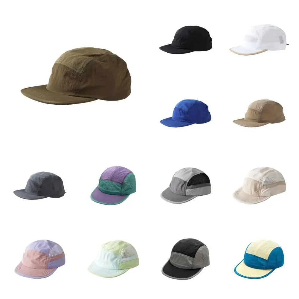 Casual Matching Baseball Cap Quick-drying Flat-brimmed Men's Summer Qme