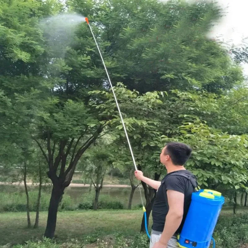 2.6m Stainless Steel Telescopic Spray Rod, Extension Tube for Garden Pesticide Sprayer & Irrigation Nozzle Accessories Qme
