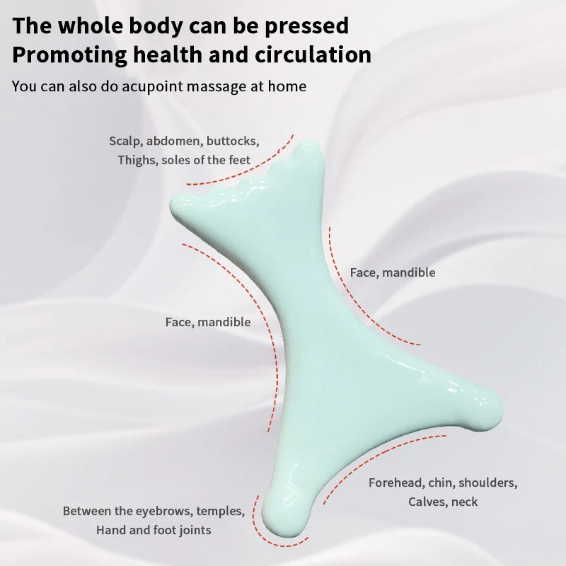 Ceramic Gua Sha Massage Board Antistatic Thermal Conductive Scraping Qme