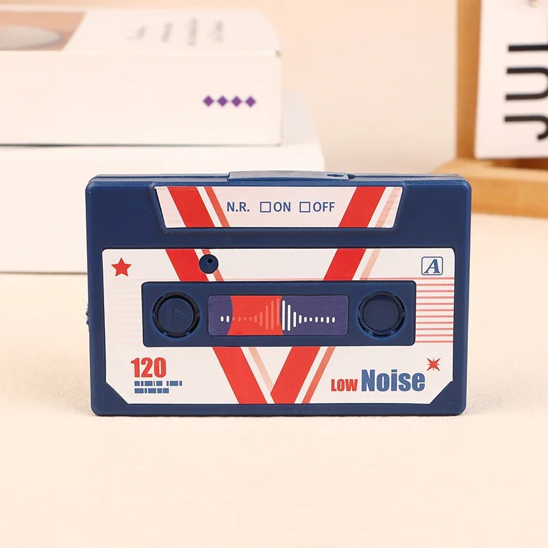 Creative Plastic Voice Recording Cassette Tape 60/300 Seconds Voice Recorder Greeting Card Small gifts Qme